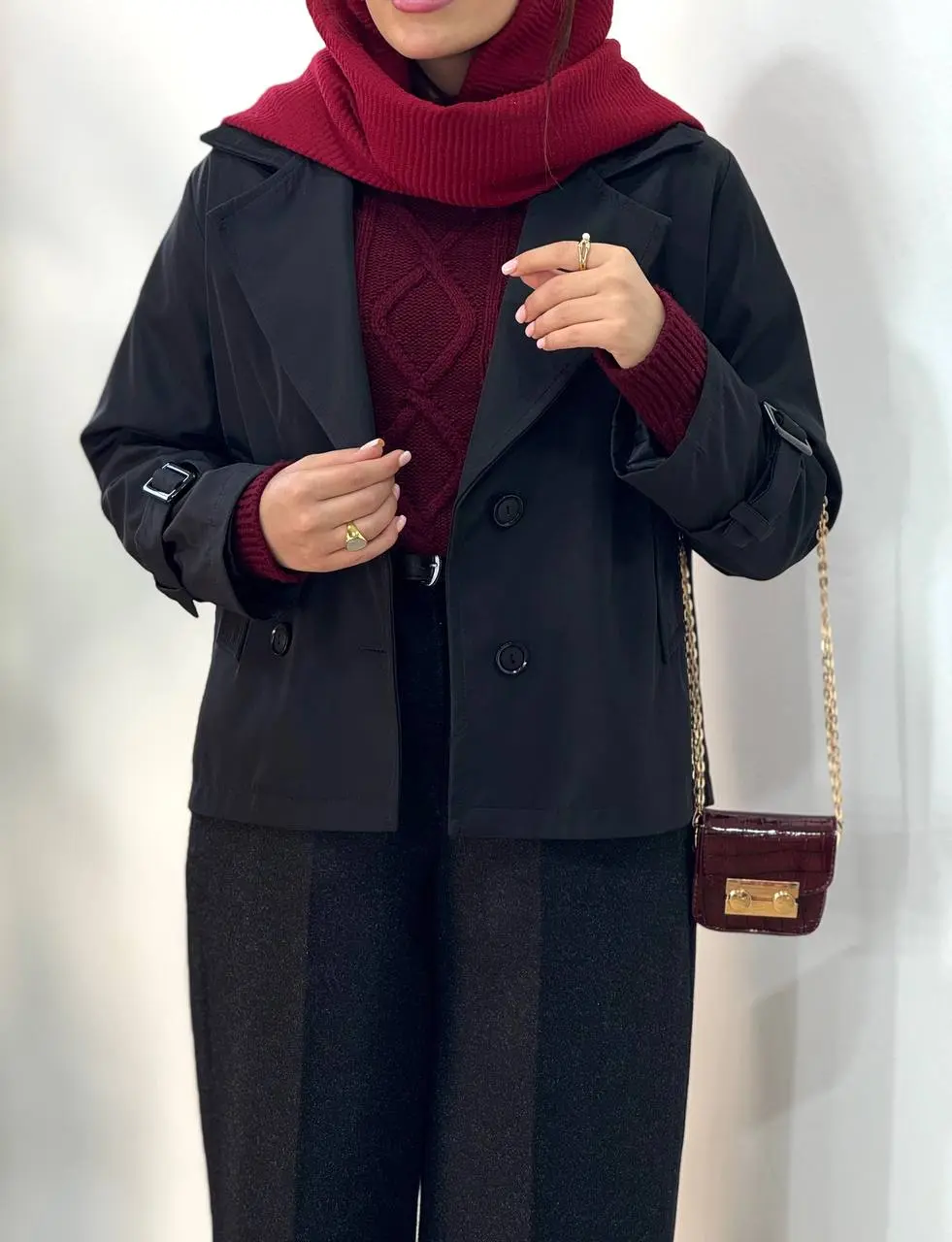 ترنچ کت آستردار آیسو شایلی